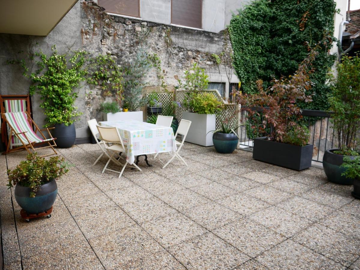 Superbe Appartement En Centre Ville Avec Terrasse Thonon-les-Bains Exterior foto